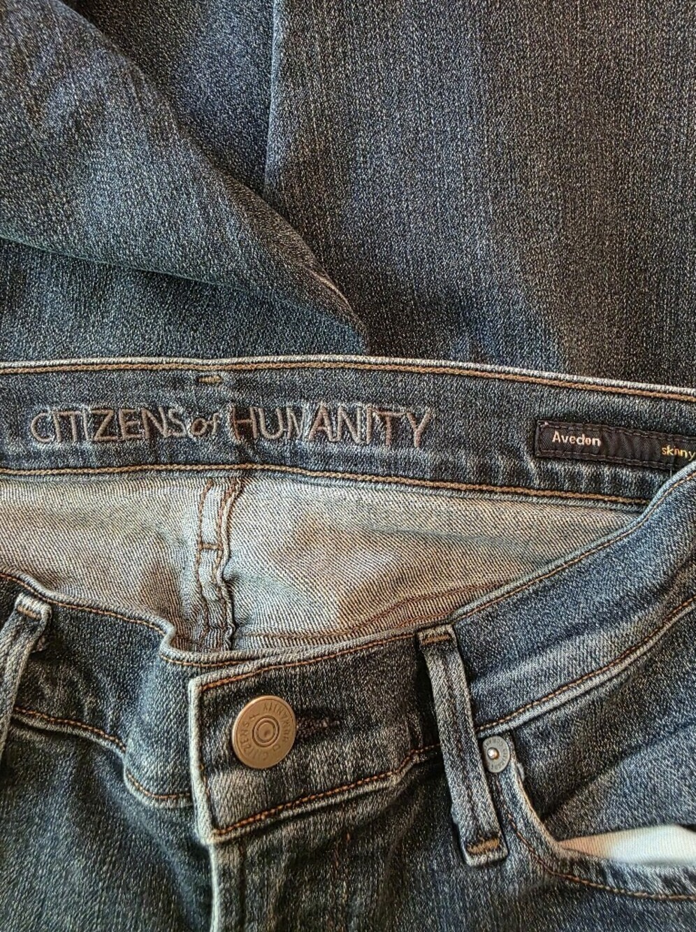 Citizens Of Humanity Skinny Slim Low-Rise Avedon COH Jeans Size 27 - Picture 7 of 12